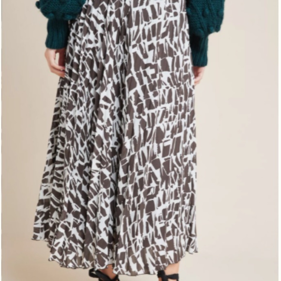 Anthropologie Maeve pleated midi skirt NWT - Picture 8 of 8
